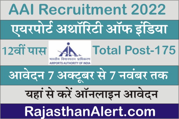 AAI Recruitment 2022, Airports Authority Of India Bharti 2022, Notification PDF, Apply Online, Application Form 2022, How To Apply AAI Recruitment 2022